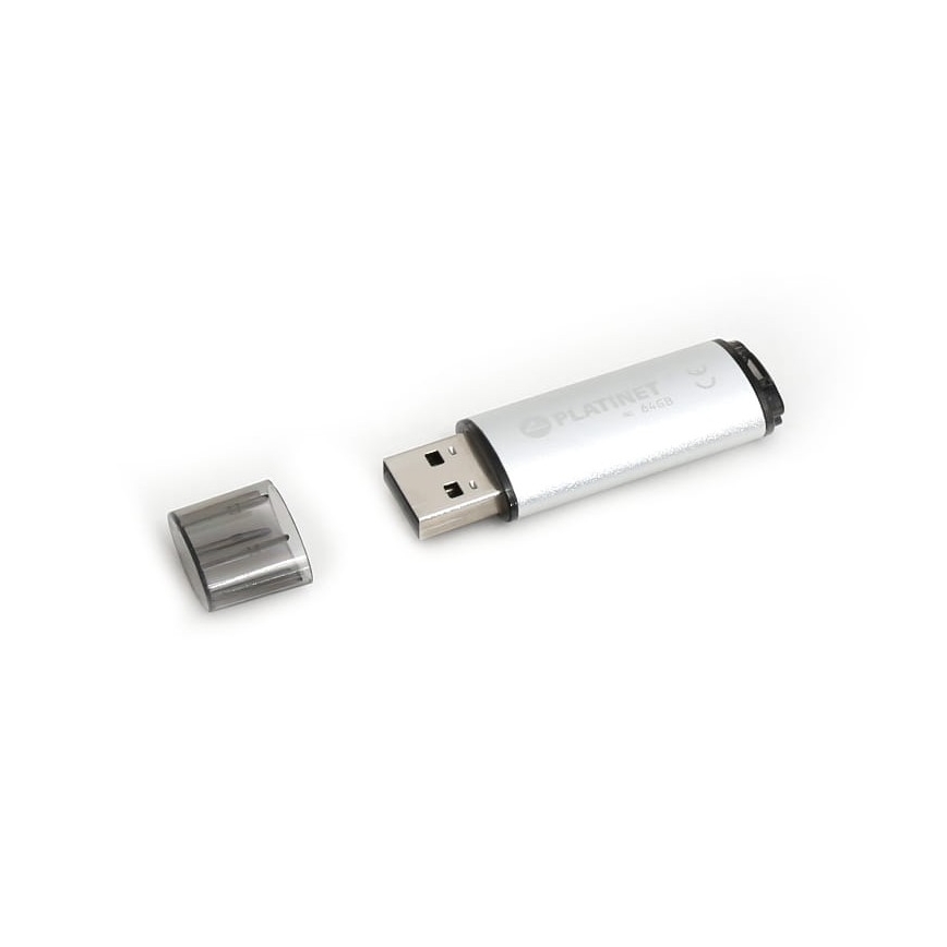 Flash Drive USB 64GB Prateada