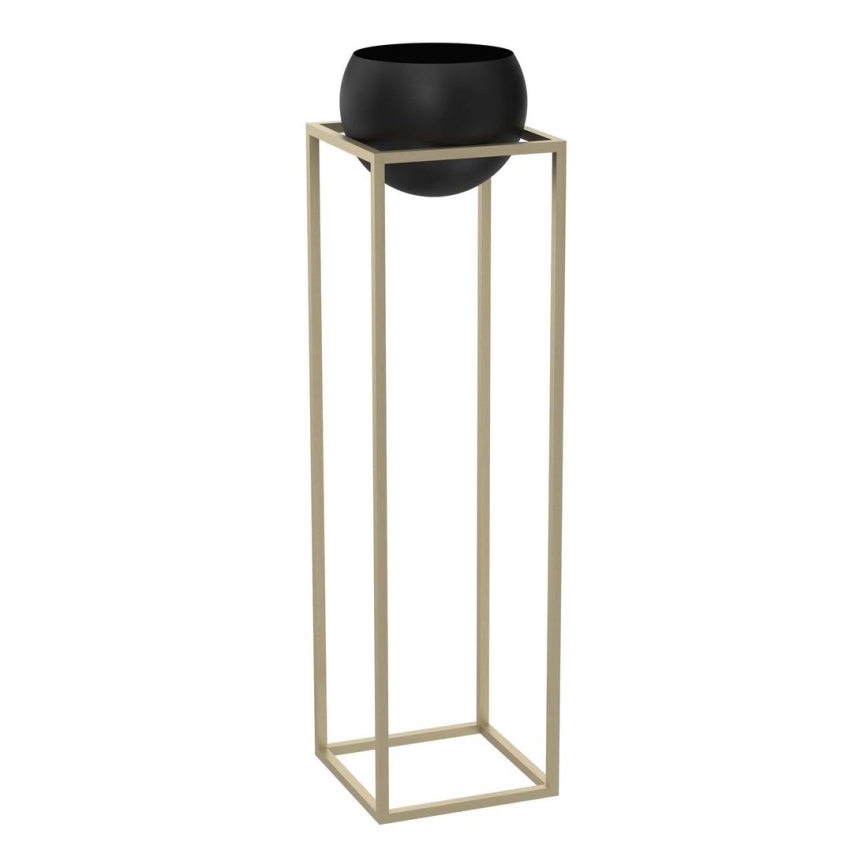 Floreira de metal 111,3x29 cm dourada