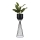 Floreira de metal LOFT 68x20 cm preto