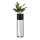 Floreira de metal LOFT 70x20 cm preto