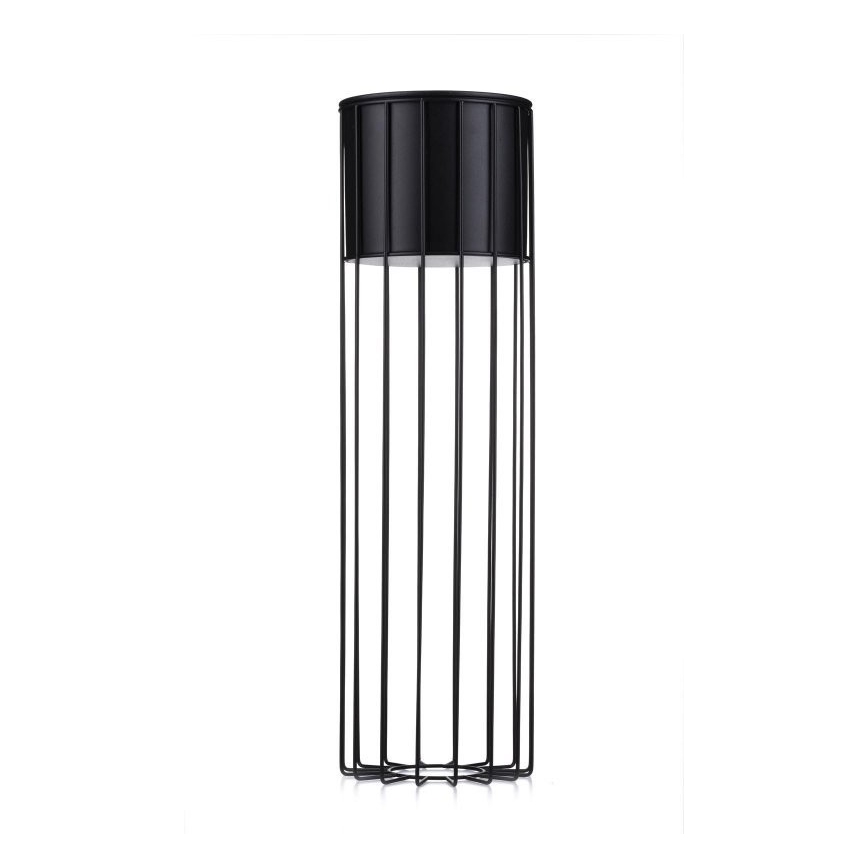 Floreira de metal LOFT 70x20 cm preto