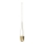 Floreira suspensa 155x17 cm dourado