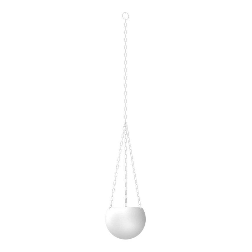 Floreira suspensa 155x27 cm branco
