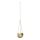 Floreira suspensa 155x27 cm dourado