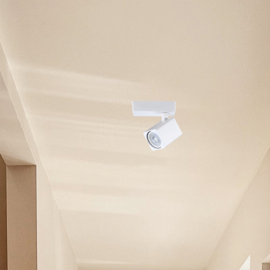 Foco 1xGU10/7W/230V branco