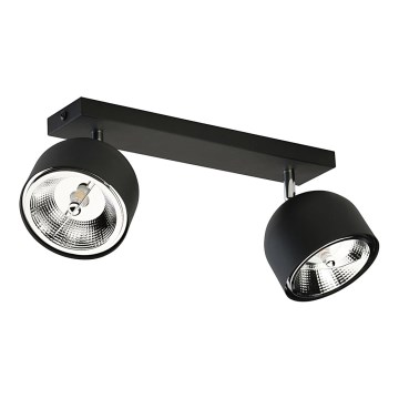 Foco ALTEA 2xAR111 GU10/50W/230V preto