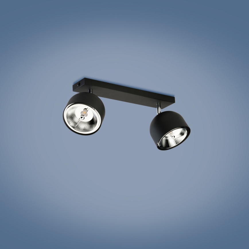 Foco ALTEA 2xAR111 GU10/50W/230V preto