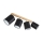 Foco APRILLIA 4xE27/25W/230V carvalho preto
