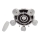 Foco ARONA 5xE27/15W/230V+LED preto antigo