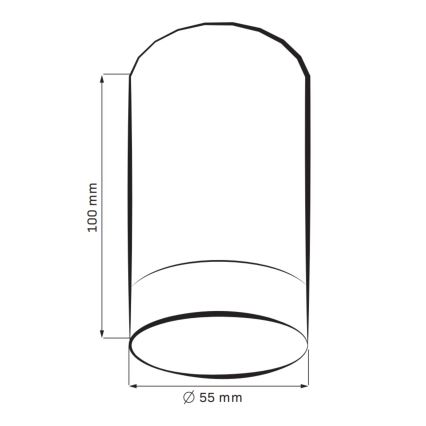 Foco ARRAS 1xGU10/10W/230V branco