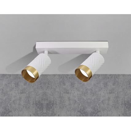 Foco ARRAS 2xGU10/10W/230V branco