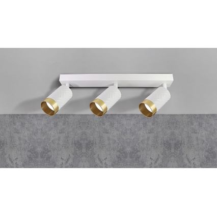 Foco ARRAS 3xGU10/10W/230V branco