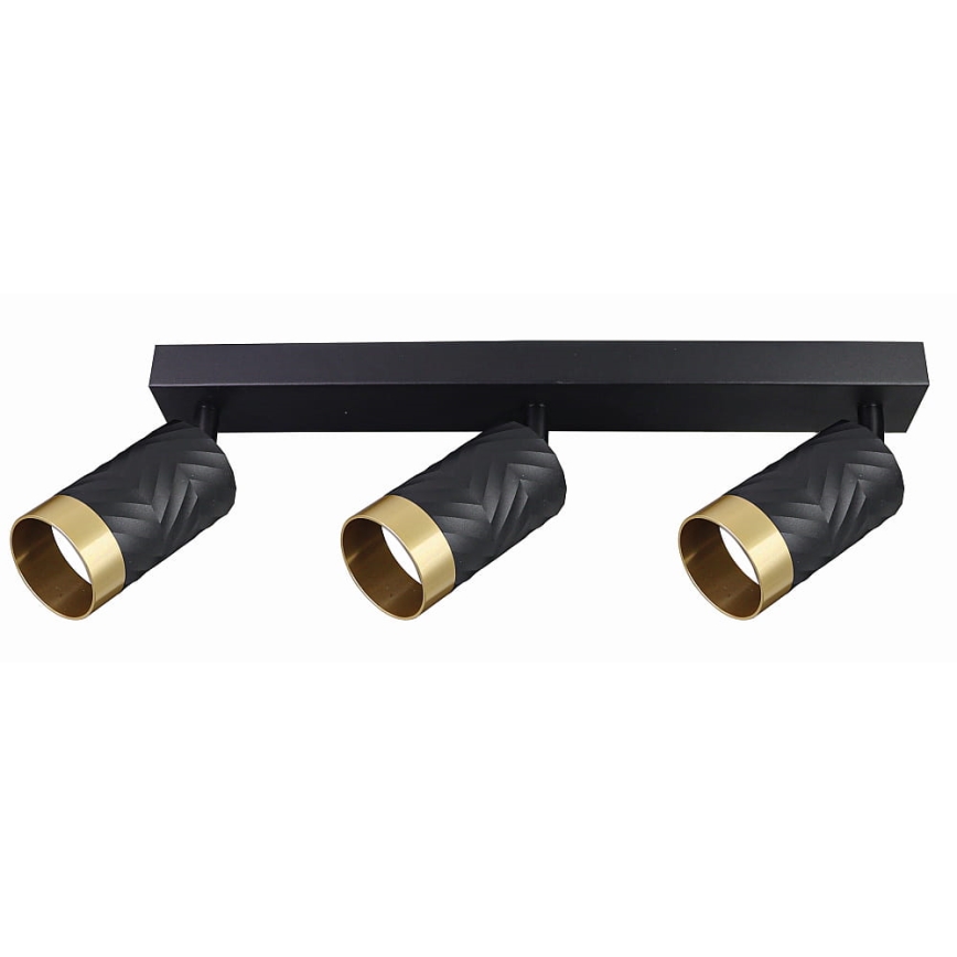 Foco ARRAS 3xGU10/10W/230V preto
