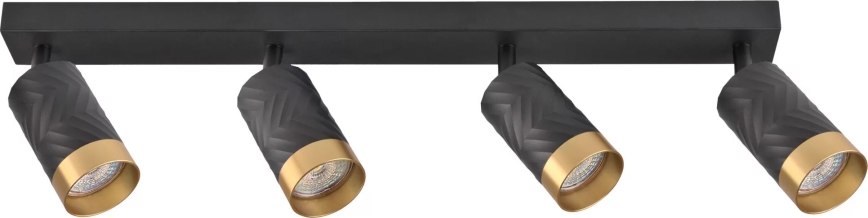 Foco ARRAS 4xGU10/10W/230V preto