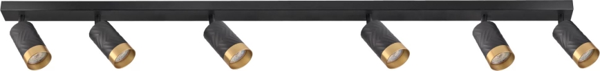 Foco ARRAS 6xGU10/10W/230V preto