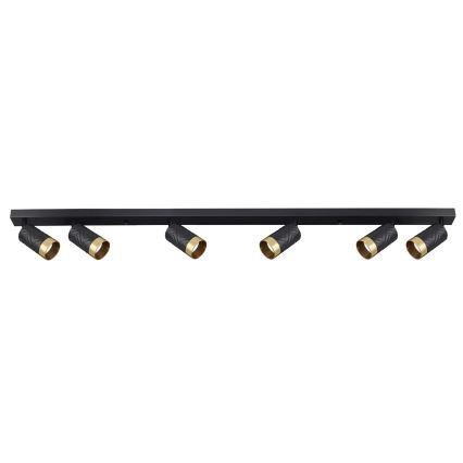 Foco ARRAS 6xGU10/10W/230V preto