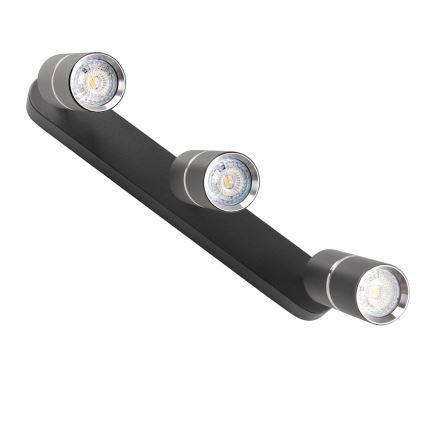 Foco BAMBOO 3xGU10/10W/230V preto