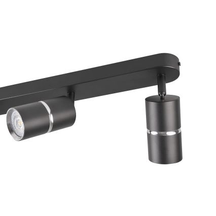 Foco BAMBOO 3xGU10/10W/230V preto