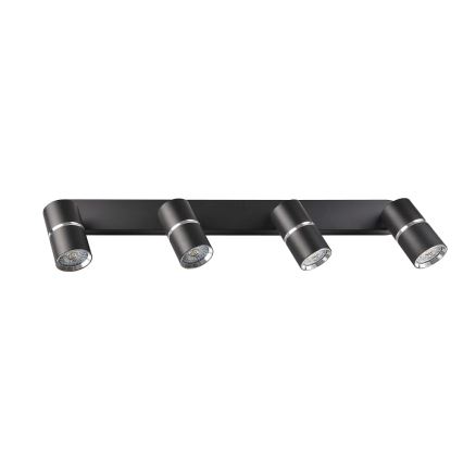 Foco BAMBOO 4xGU10/10W/230V preto