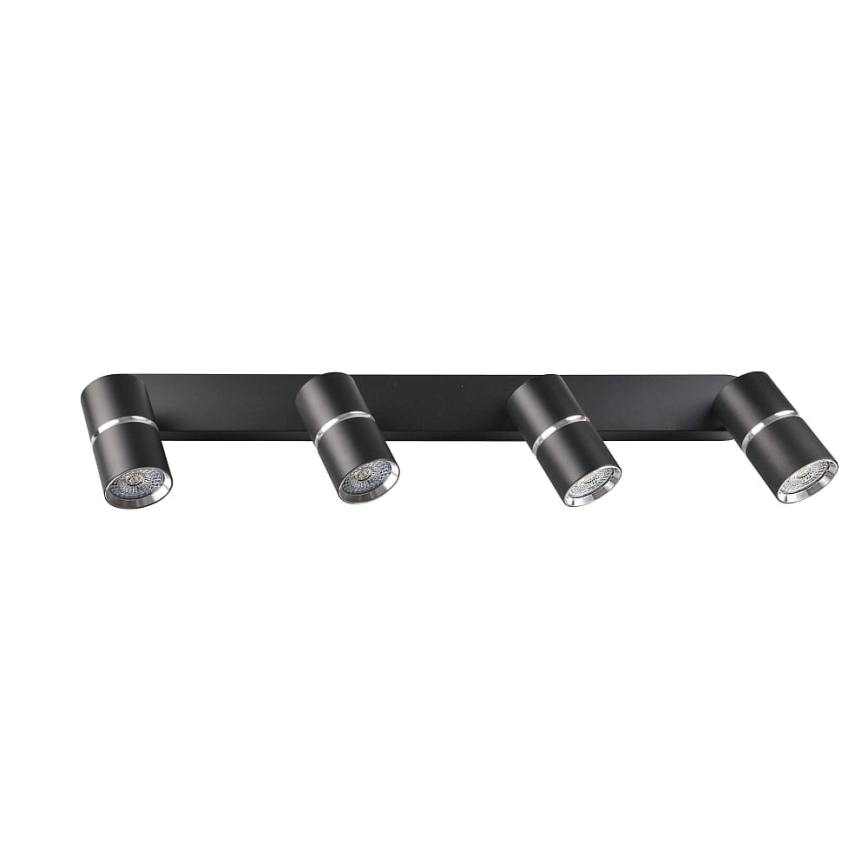 Foco BAMBOO 4xGU10/10W/230V preto
