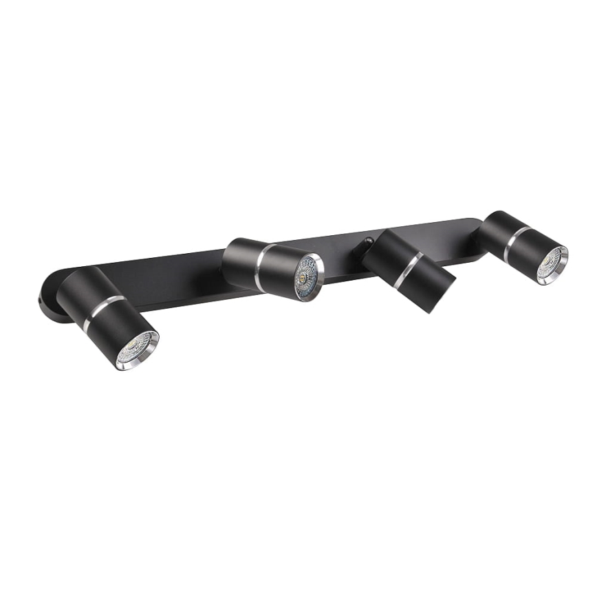 Foco BAMBOO 4xGU10/10W/230V preto