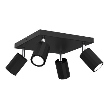 Foco BELLO 4xGU10/8W/230V preto