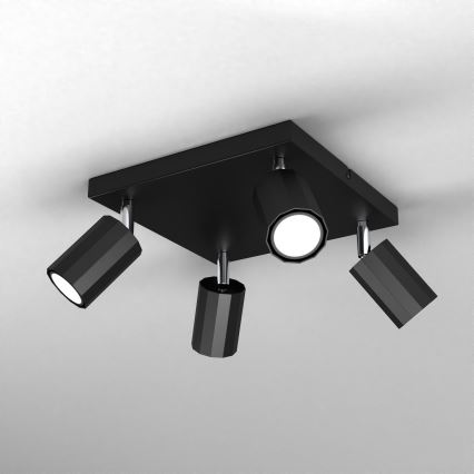 Foco BELLO 4xGU10/8W/230V preto
