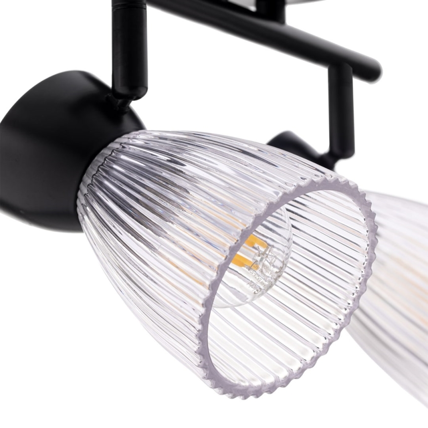 Foco BEST 2xE14/40W/230V preto