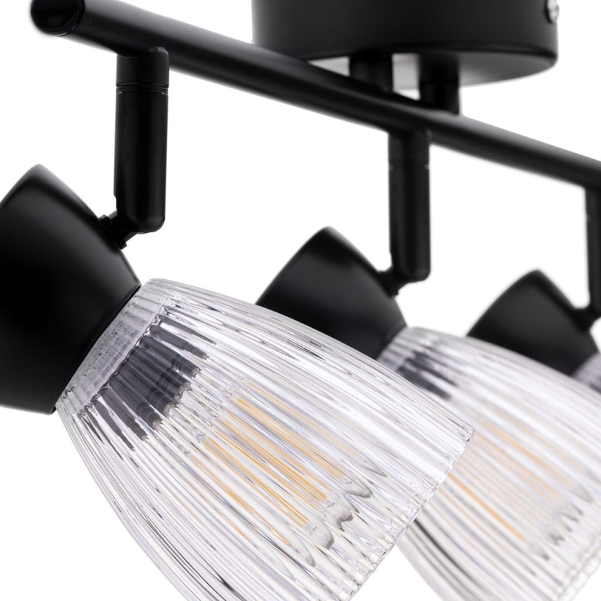 Foco BEST 3xE14/40W/230V preto
