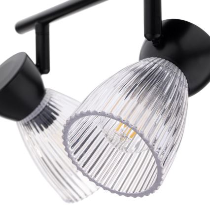 Foco BEST 3xE14/40W/230V preto