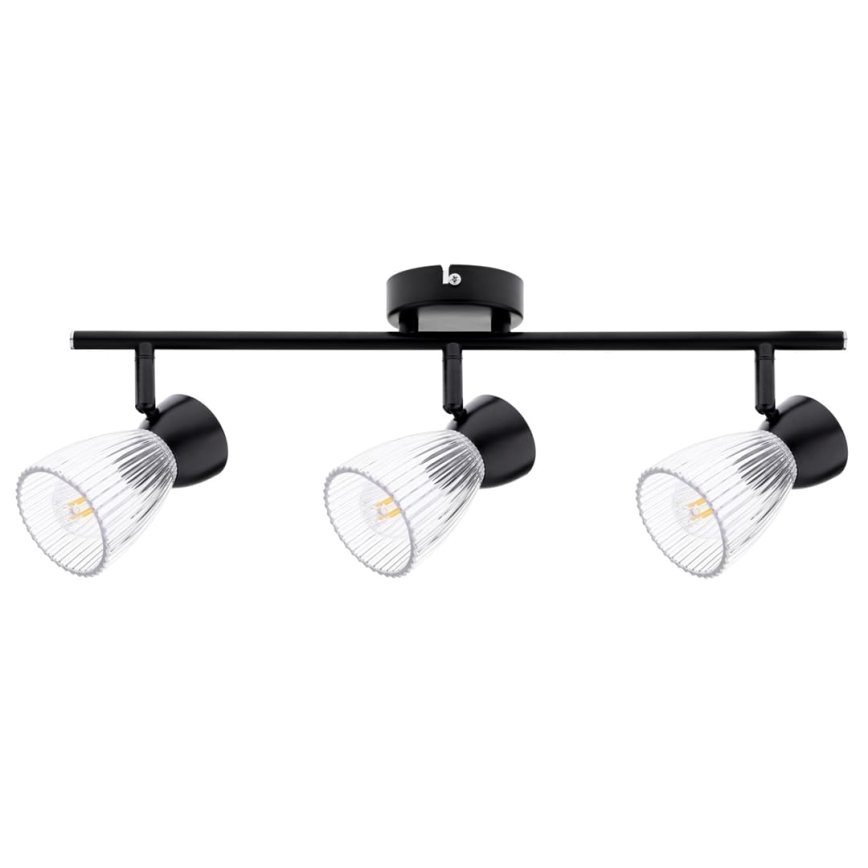 Foco BEST 3xE14/40W/230V preto