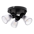 Foco BEST 3xE14/40W/230V preto