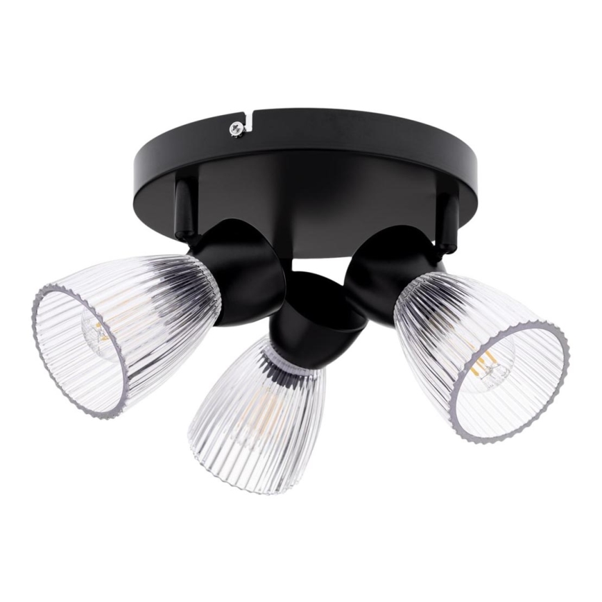Foco BEST 3xE14/40W/230V preto