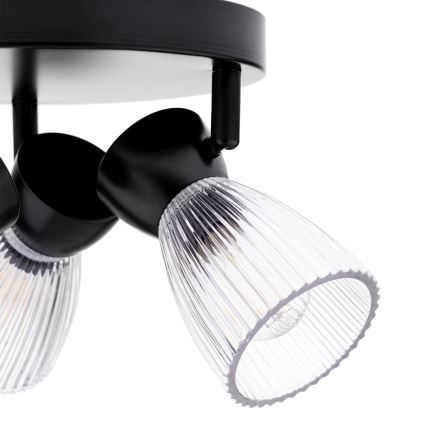 Foco BEST 3xE14/40W/230V preto