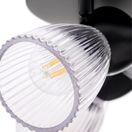Foco BEST 3xE14/40W/230V preto