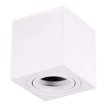Foco BIMA 1xGU10/25W/230V quadrado branco