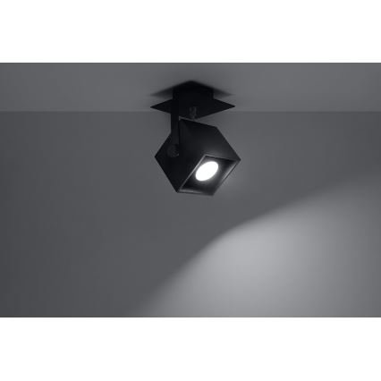 Foco CEDRA 1 1xGU10/40W/230V preto antigo