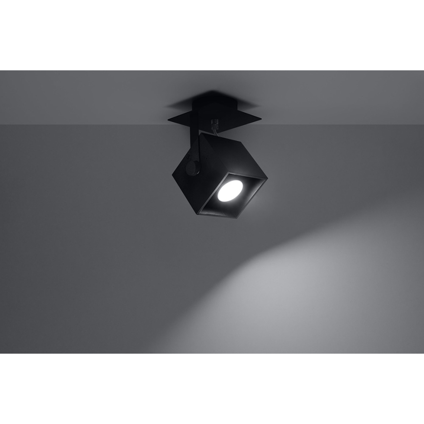 Foco CEDRA 1 1xGU10/40W/230V preto antigo