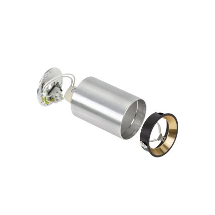 Foco CHLOE 1xGU10/35W/230V redondo cromado mate/dourada