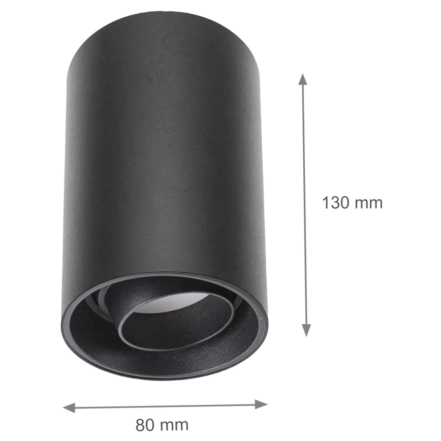 Foco CHLOE 1xGU10/50W/230V preto