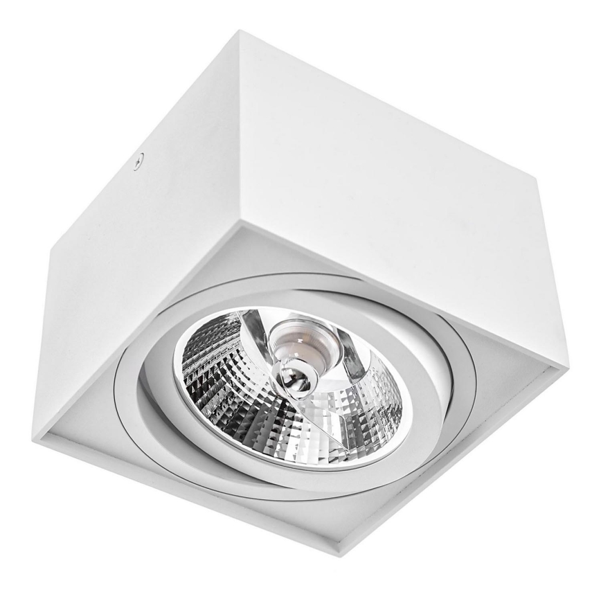 Foco CHLOE AR111 1xGU10/50W/230V angular branco