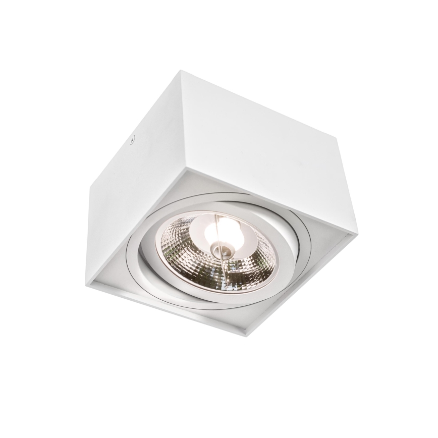 Foco CHLOE AR111 1xGU10/50W/230V angular branco