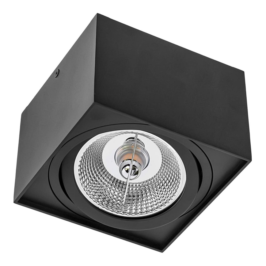 Foco CHLOE AR111 1xGU10/50W/230V angular preto