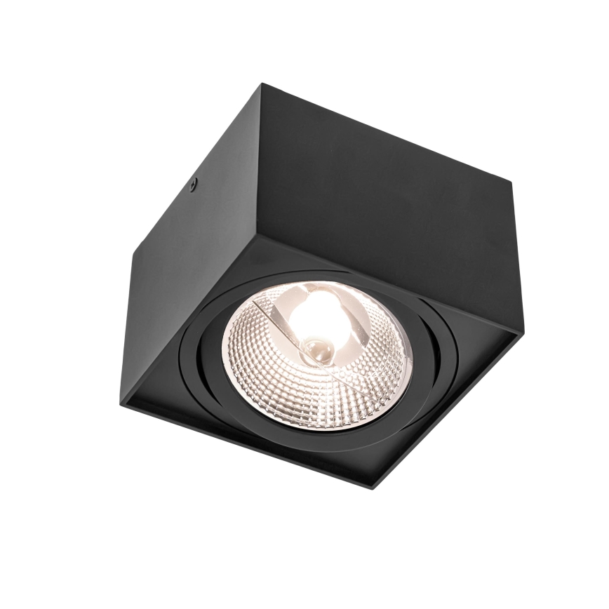 Foco CHLOE AR111 1xGU10/50W/230V angular preto