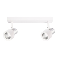 Foco CINO 2xGU10/8W/230V branco