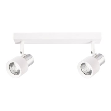 Foco CINO 2xGU10/8W/230V branco