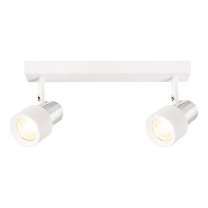 Foco CINO 2xGU10/8W/230V branco