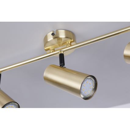 Foco COLLY 3xGU10/15W/230V dourada