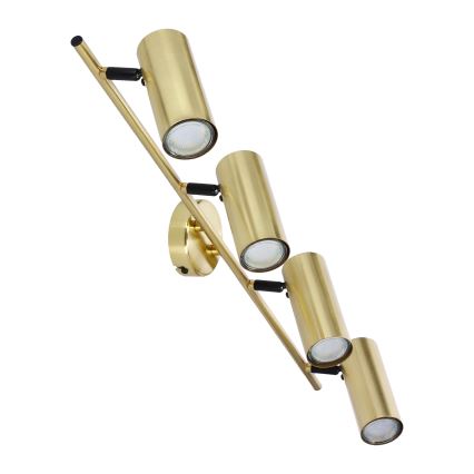 Foco COLLY 4xGU10/15W/230V dourada