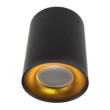 Foco CYRO 1xGU10/30W/230V preto/dourado